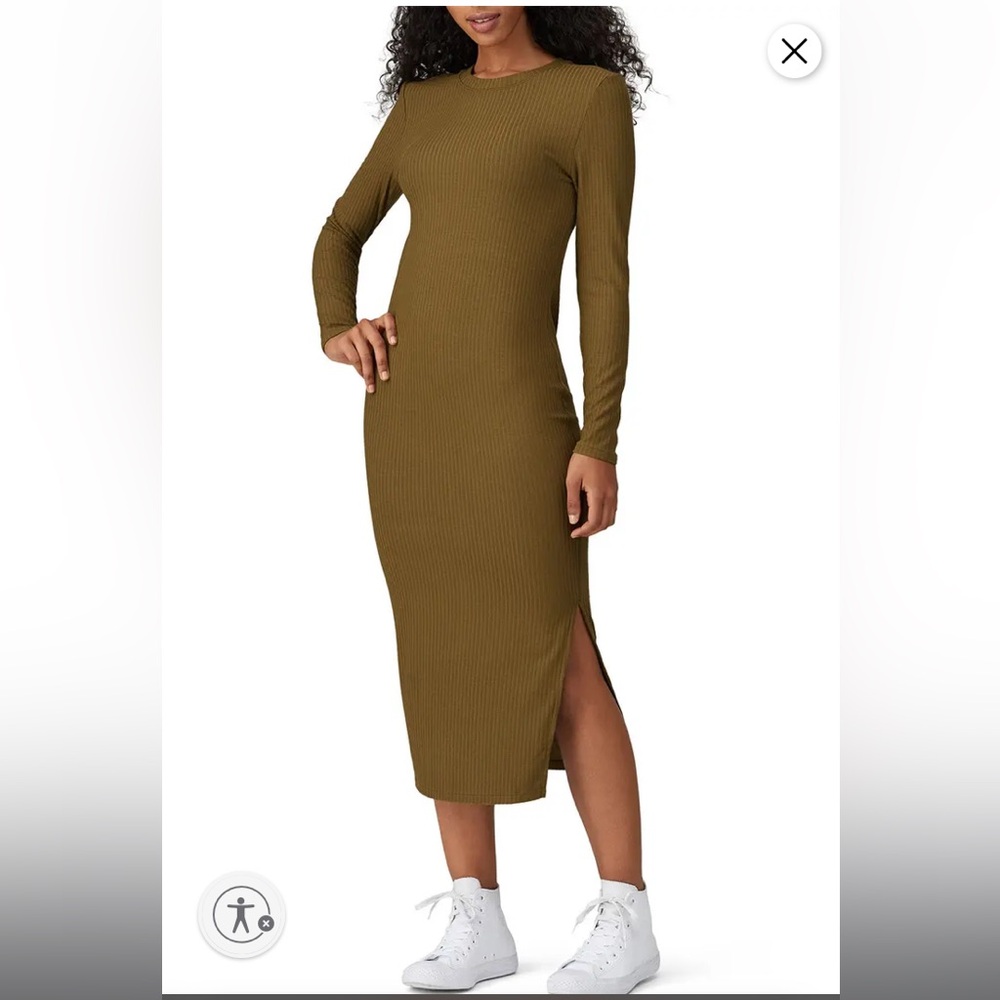 Universal‎ Standard Olive Green Lexi Dress
